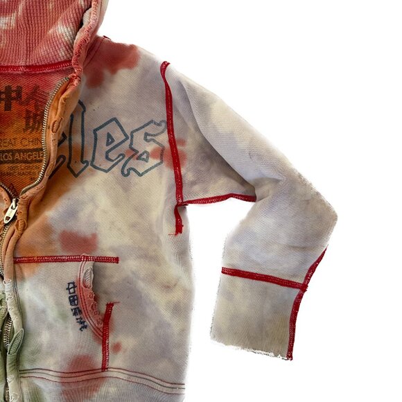 Rare The Great China Wall Los Angeles Salvage Car Club 1999 Kids Zip Hoodie 4 T - Picture 3 of 17